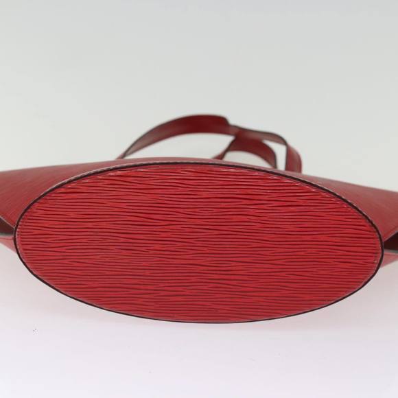 LOUIS VUITTON Epi Saint Jacques Shoulder Bag Red M52277 LV Auth 76530 - Picture 6 of 16